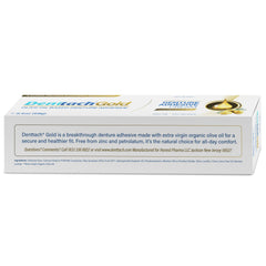 Denttach Gold textura cremosa en detalle para aplicación uniforme