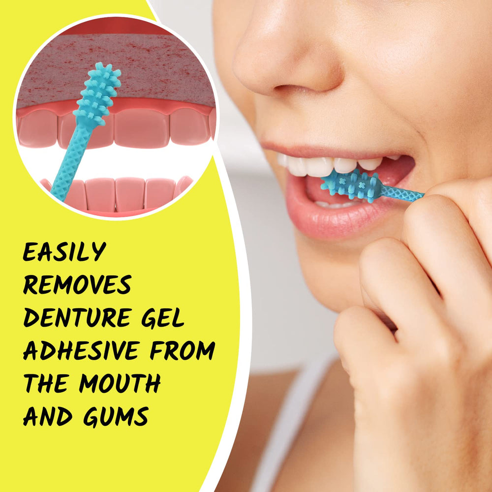 DENTURE DART después de limpieza con agua y jabón, listo para usar