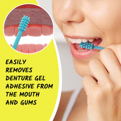 DENTURE DART después de limpieza con agua y jabón, listo para usar
