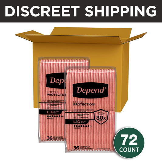 Depend detalle del núcleo Dryshield demostrando absorción y sequedad