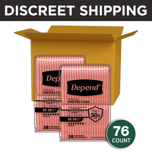 Depend detalle del tejido suave tipo algodón para mayor comodidad