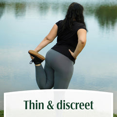 Depend etiqueta con talla y ajuste para escoger tamaño correcto