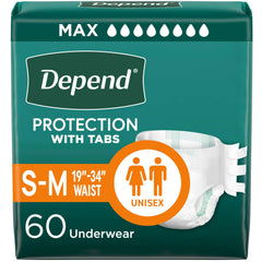 Depend paquete frontal mostrando volumen y discreción