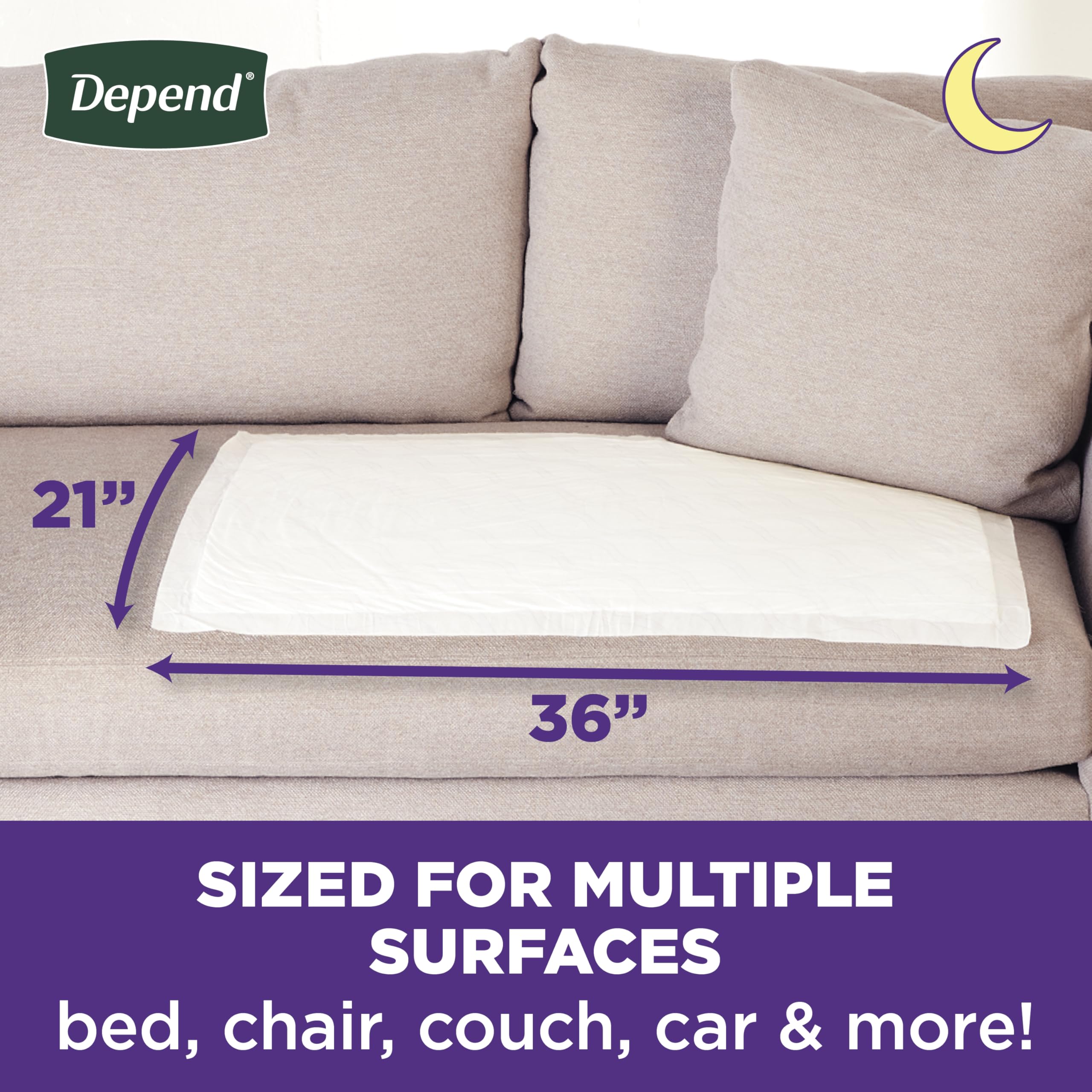 Depend detalle del núcleo triple que absorbe rápido y previene filtraciones