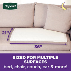 Depend detalle del núcleo triple que absorbe rápido y previene filtraciones