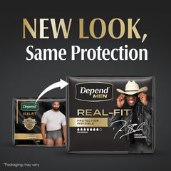 Depend Real Fit ajuste lateral con elásticos que previenen fugas