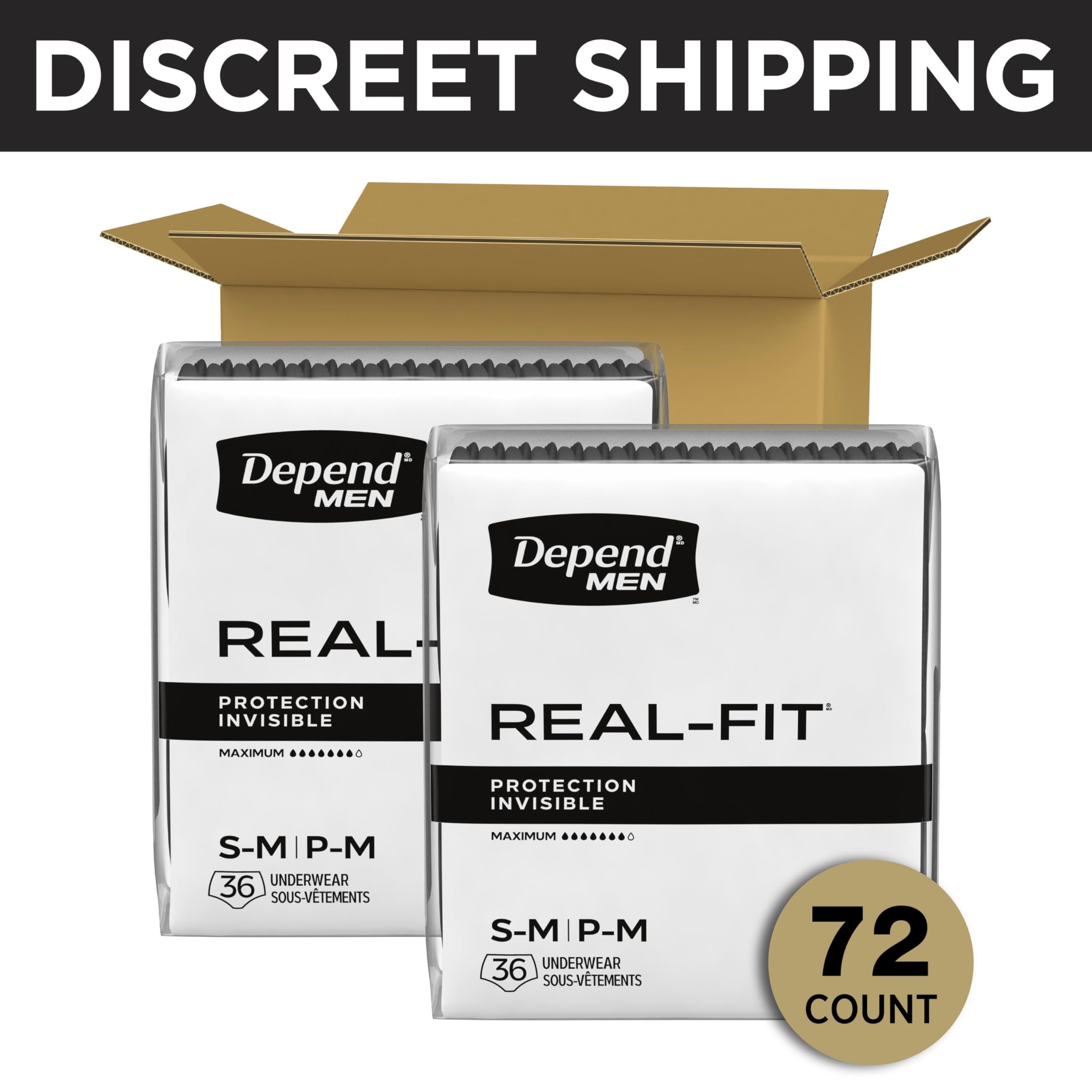 Depend detalle del tejido premium que aporta comodidad y apariencia de ropa interior