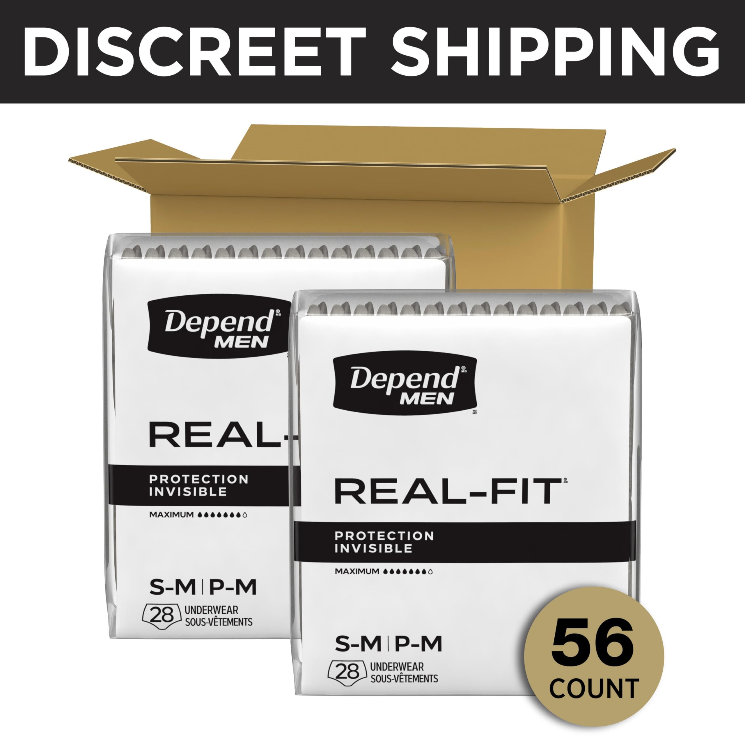 Depend Real Fit primer plano del tejido premium que aporta comodidad