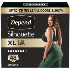 Depend empaque frontal rosa mostrando la cantidad y talla, transmite confianza