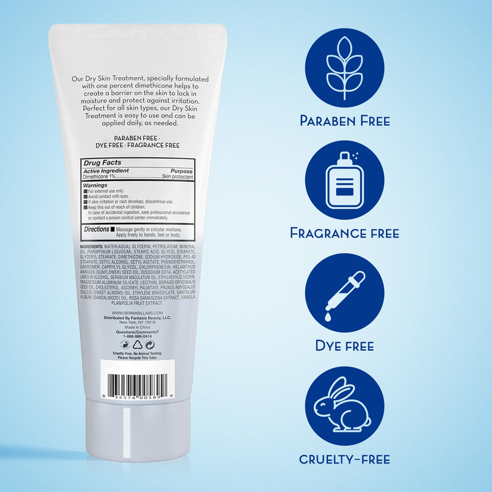 Dermasil textura cremosa en primer plano que demuestra absorción rápida