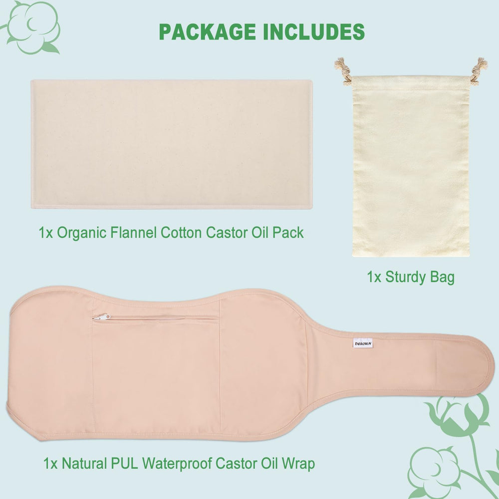 DEROWN empaque del kit con instrucciones y piezas incluidas para uso inmediato