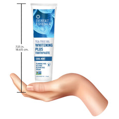 Desert Essence etiqueta y lista de ingredientes, beneficio: transparencia y limpieza vegetal