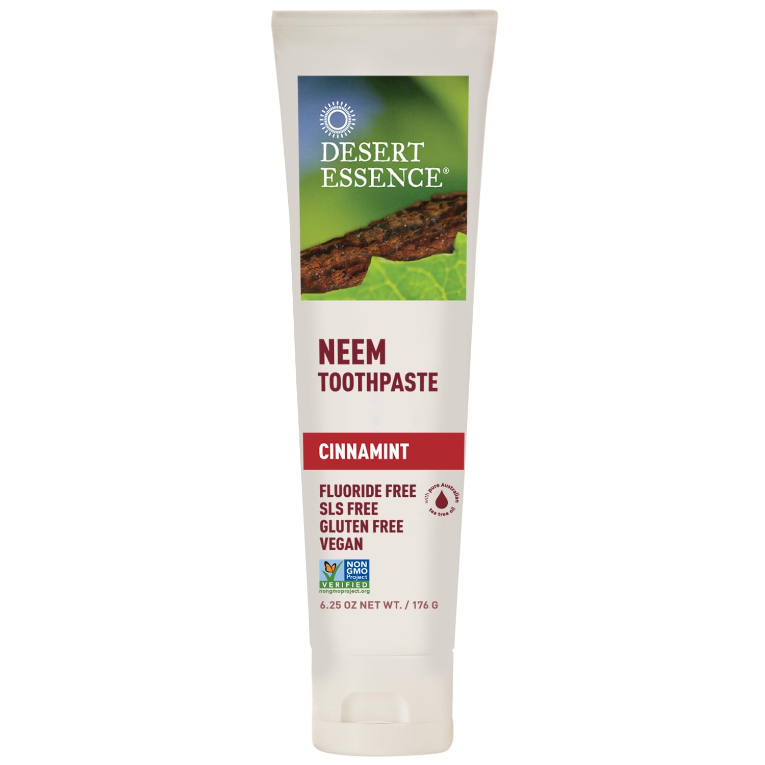 Desert Essence en baño con plantas transmitiendo cuidado botánico