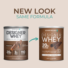Primer plano de la textura del polvo Designer Wellness chocolate, disolución fácil y aspecto apetecible