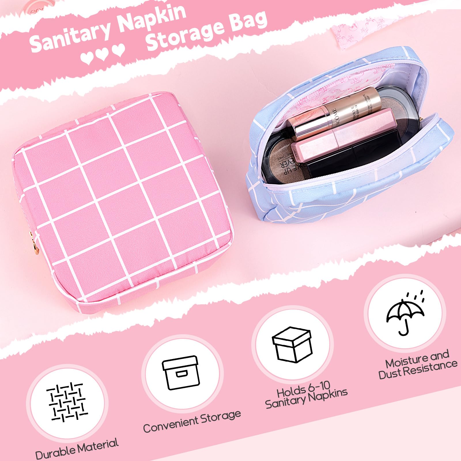 Desing Wish estuche dentro de un bolso, demuestra tamaño compacto y portabilidad