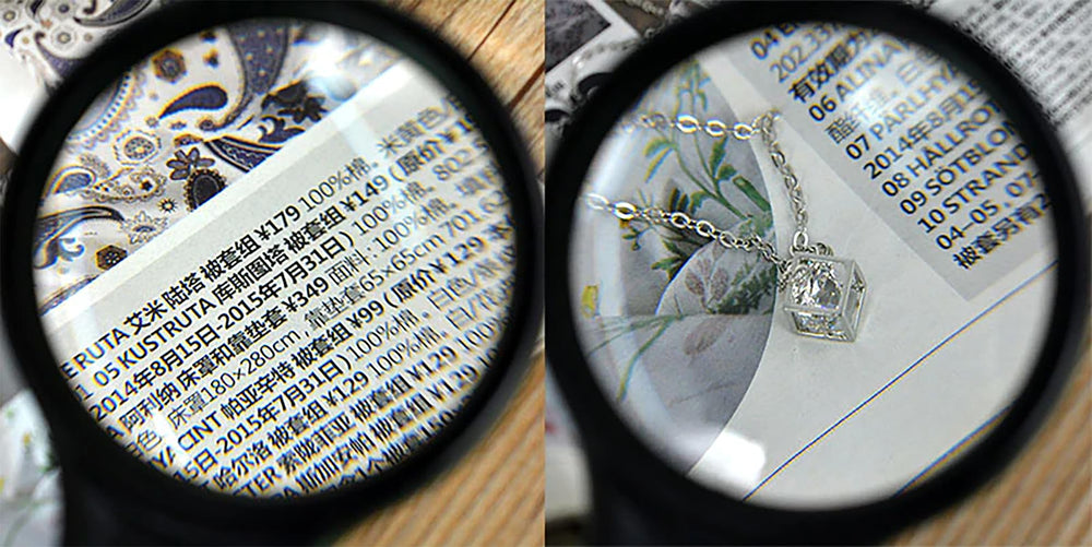 Desirez2Door detalle de lente 3x amplio para lectura clara y colores fieles