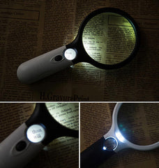 Desirez2Door luces LED encendidas iluminando texto para mejor visibilidad