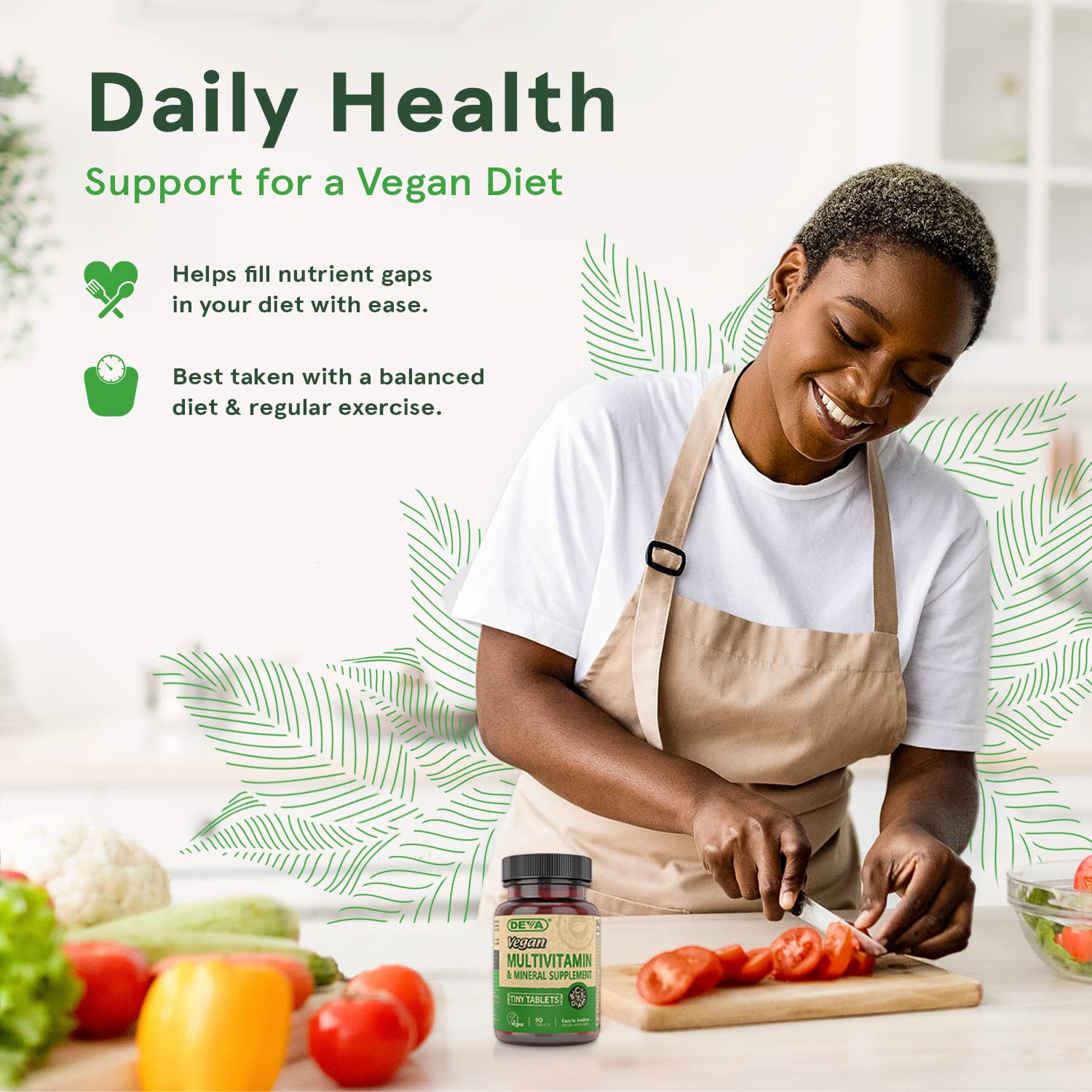 DEVA caja con certificación Vegan Society que garantiza origen vegano