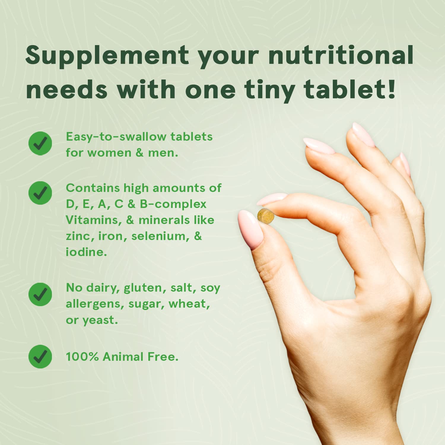 DEVA etiqueta con lista de ingredientes para verificar vitaminas y minerales