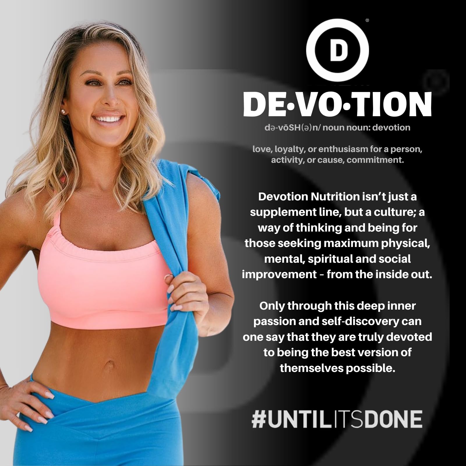 Devotion Nutrition producto en cocina mostrando versatilidad en recetas