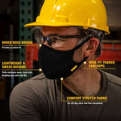 DEWALT detalle del tejido doble capa que evita la humedad
