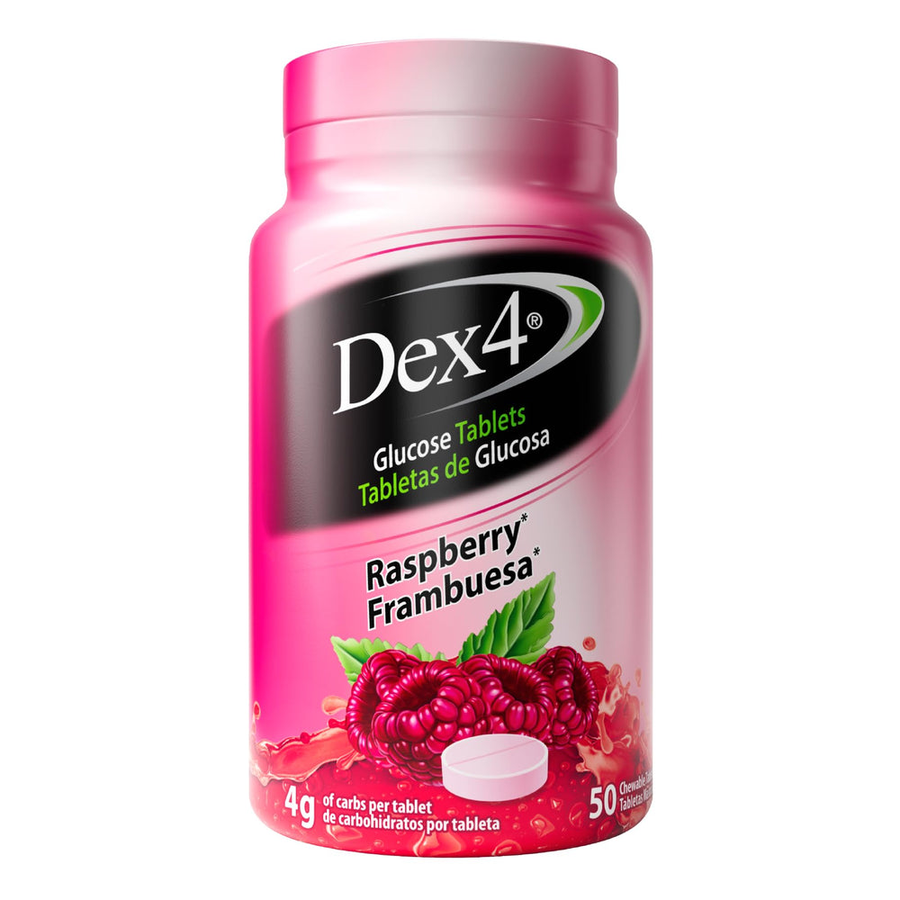 Dex4 bote frontal frambuesa mostrando etiqueta y comodidad