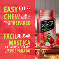 Dex4 etiqueta nutricional visible con información por tableta