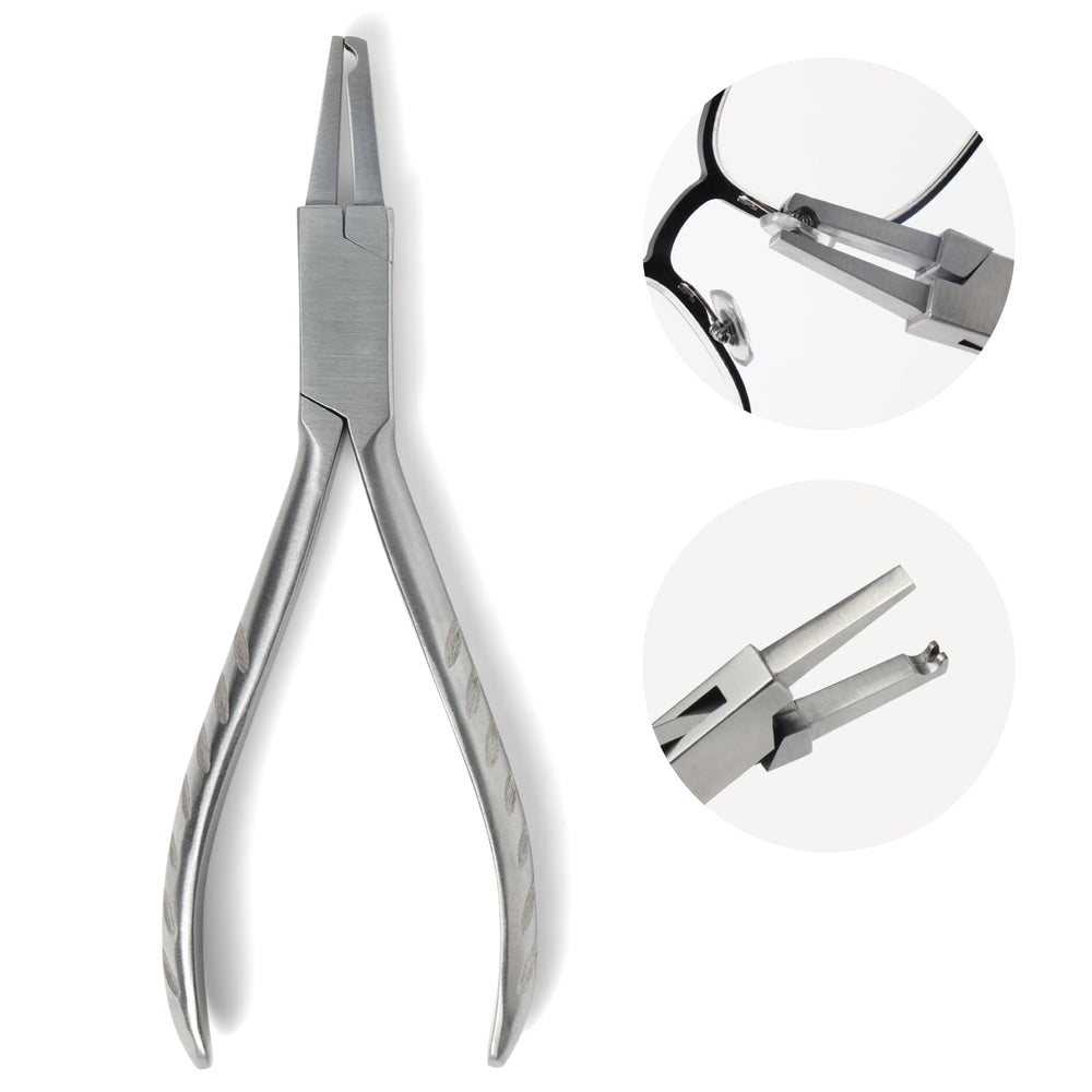 Dhoptical alicate frontal mostrando forma y agarre preciso
