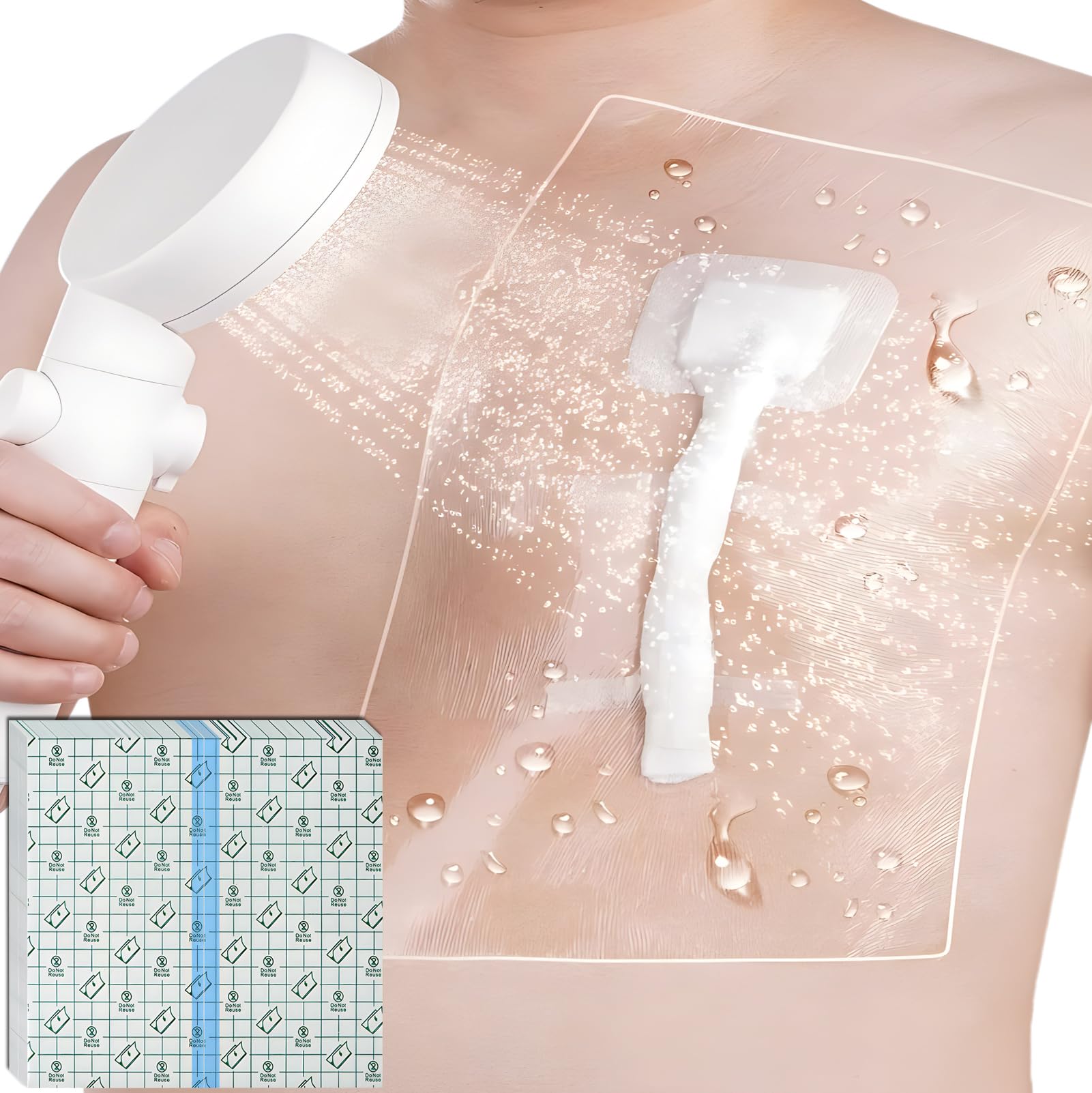 DiaBelt frente del empaque mostrando 25 protectores, cómoda protección