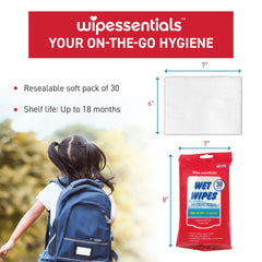 Diamond Wipes paquete individual sellado, mantiene la humedad y frescura