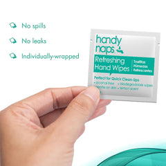 Diamond Wipes etiqueta con ingredientes y instrucciones, transparencia útil