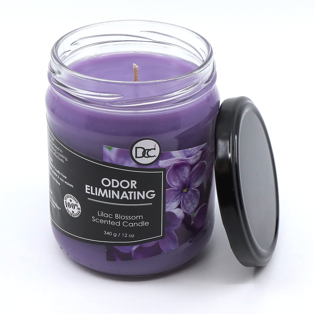 Dianne's Custom Candles primer plano de cera mostrando mezcla premium