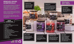 Dianne's Custom Candles envase del pack, presentación para regalo
