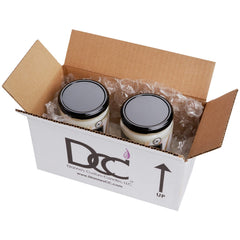 Dianne's Custom Candles etiqueta y mecha visible, seguridad y calidad