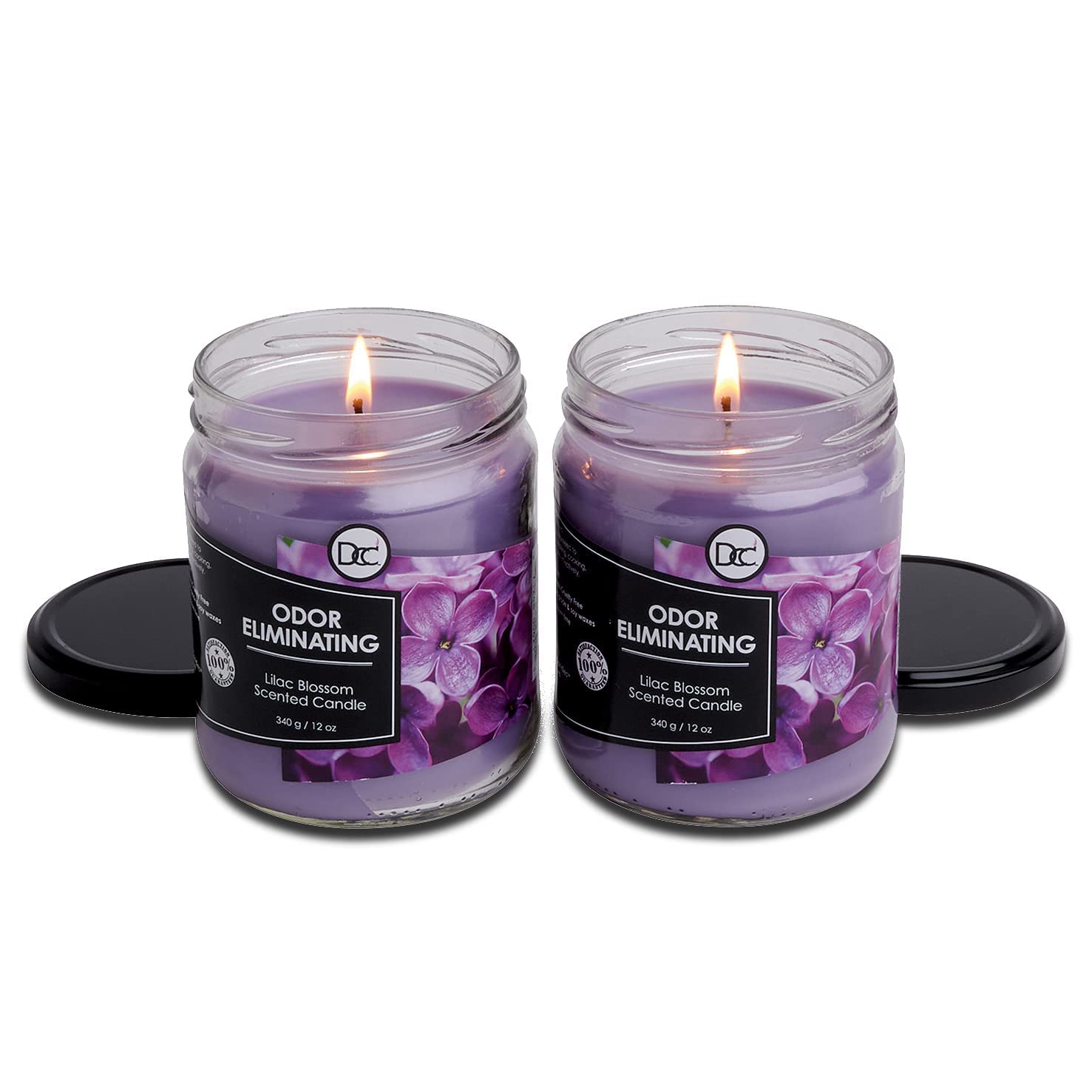 Dianne's Custom Candles detalle de la cera y textura, muestra acabado premium
