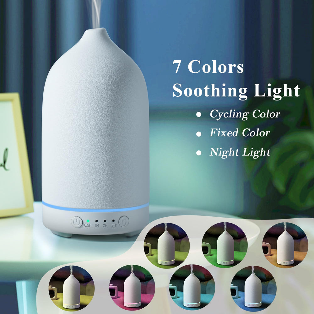 Diffuserlove comparación de tamaño con manos, compacto y práctico