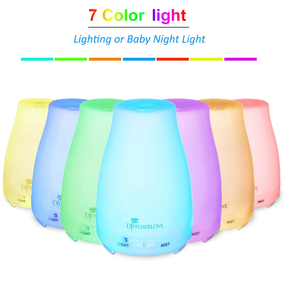 Diffuserlove detalle de la superficie y materiales PP ABS sin BPA, durabilidad segura