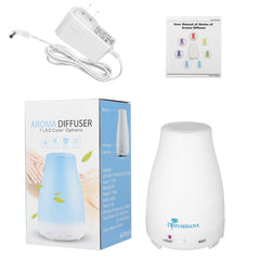 Diffuserlove caja y accesorios incluidos: adaptador, manual y mando, listo para usar