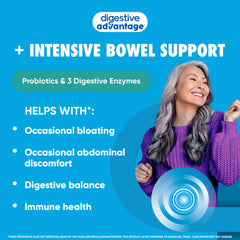 Digestive Advantage cápsulas juntas, detalle que sugiere estabilidad y fácil ingestión