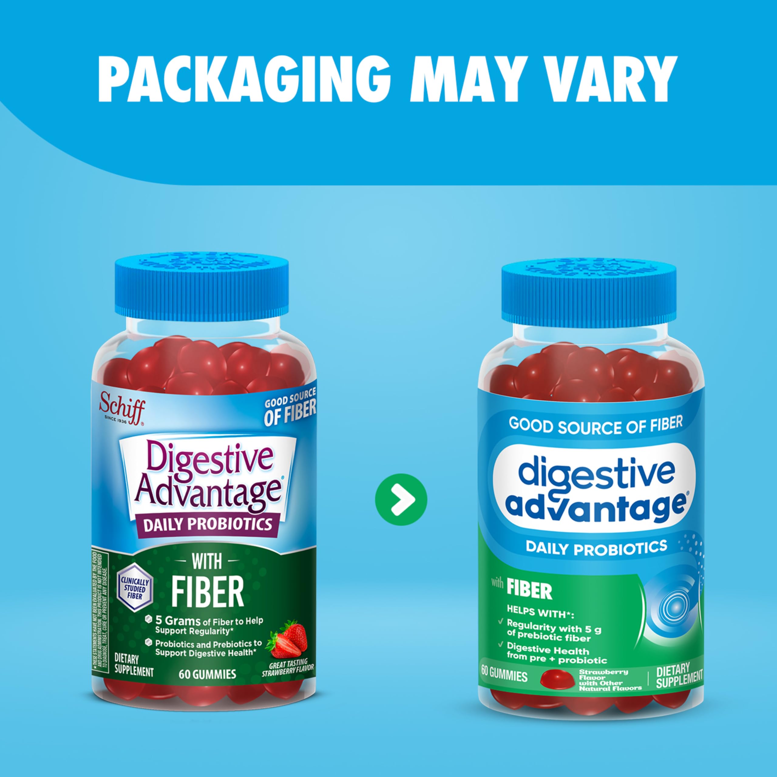 Digestive Advantage etiqueta de ingredientes detallada para transparencia