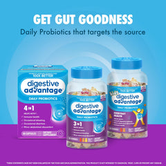 Digestive Advantage etiqueta con ingredientes para confirmar calidad y transparencia