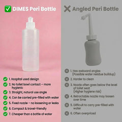 Dimes peri bottle textura del material resistente y fácil de limpiar