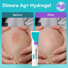 Dimora gel etiqueta con ingredientes y fórmula sin fragancias