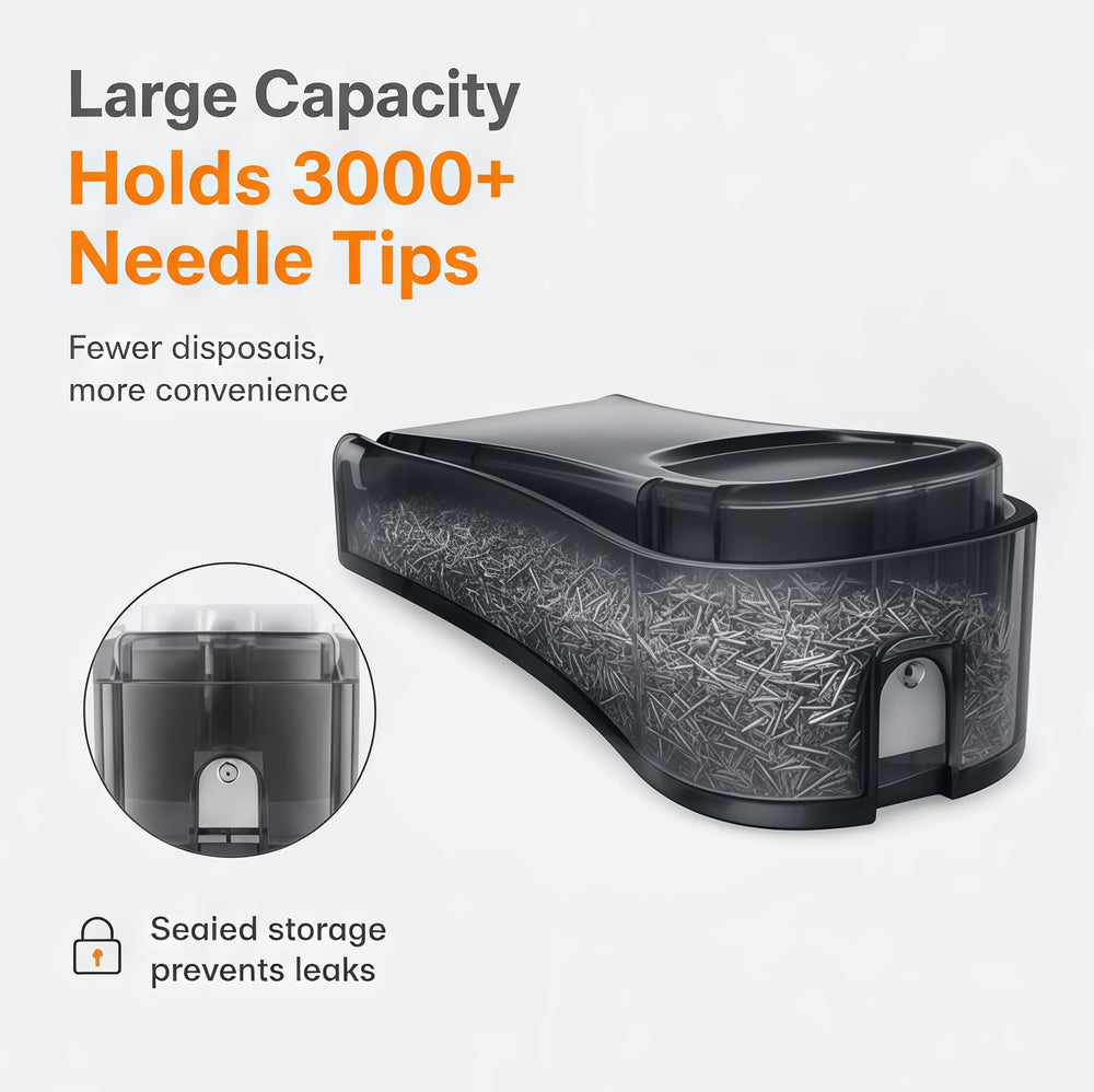 dimple maker comparación de tamaño con mano, diseño portátil