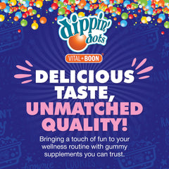 Vital+Boon producto en ambiente relajado Dippin' Dots, estilo de vida y descanso