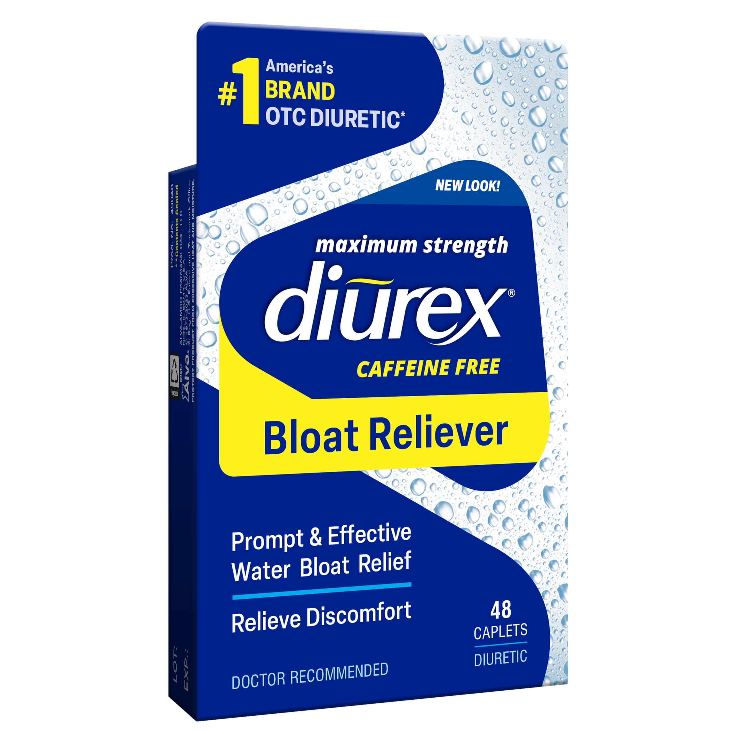 Diurex Max frontal del empaque mostrando alivio rápido