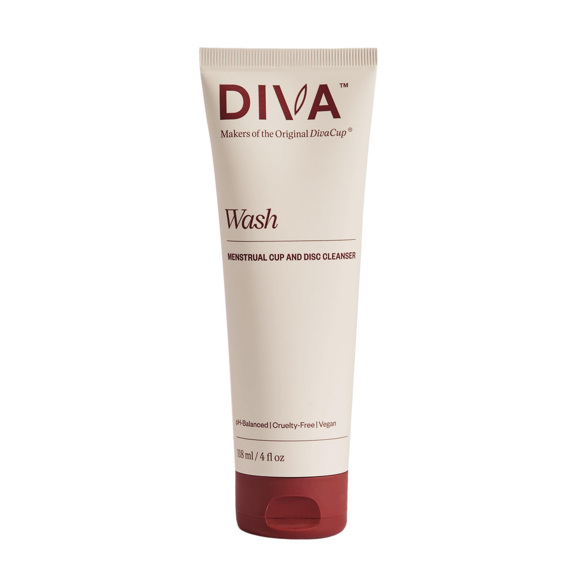 DIVA tubo frontal mostrando etiqueta clara y beneficio de limpieza concentrada