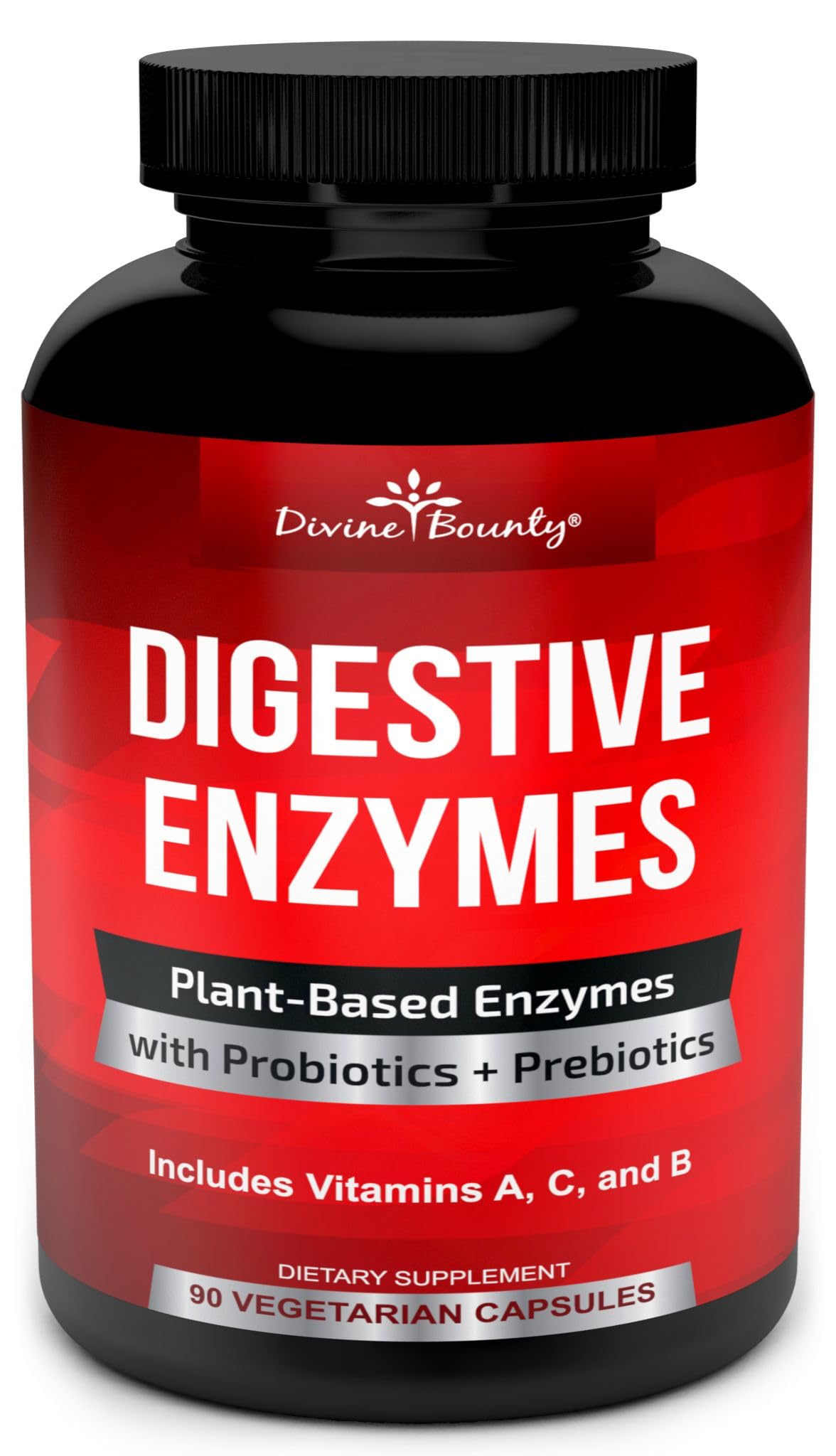 Divine Bounty envase frontal mostrando etiqueta clara y beneficios