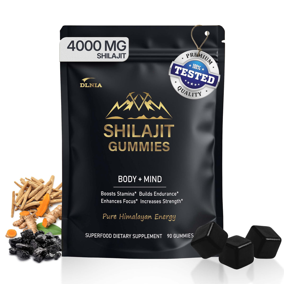 DLNIA frente del envase mostrando diseño y beneficios claros
