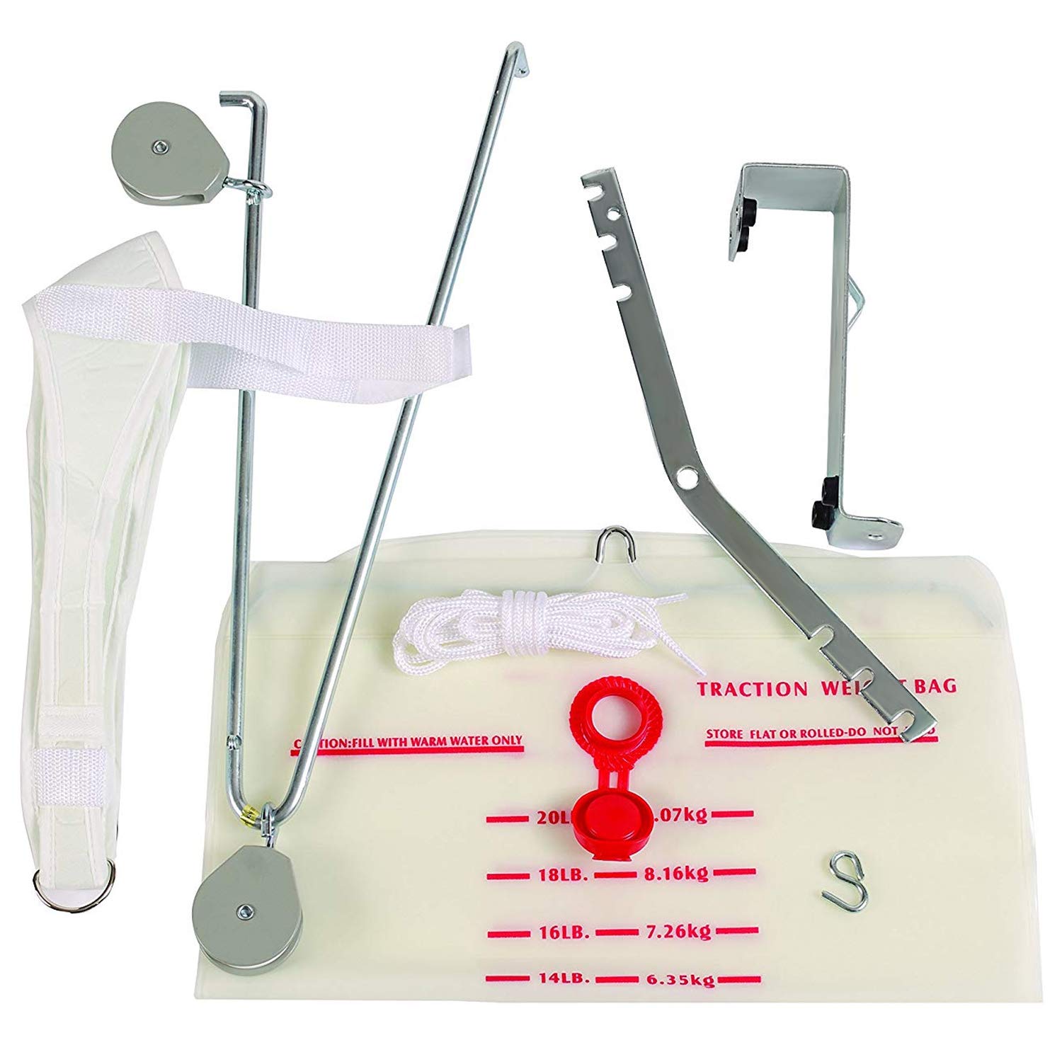 DMI polea y cuerda enfocadas para tracción cervical controlada